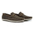 Men's Moccasin Full Grain Leather Boat Shoes - Brown