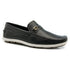 Boat Shoes Full Grain Leather Moccasin - Black